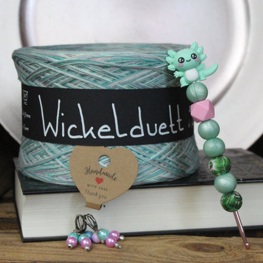 Axolotl-Set Mintgrün