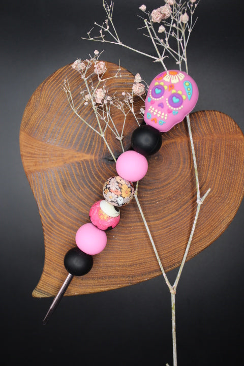 Häkelnadel - Totenkopf