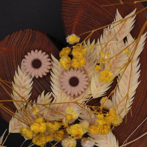 Maschenstopper Sonnenblume Hellbraun